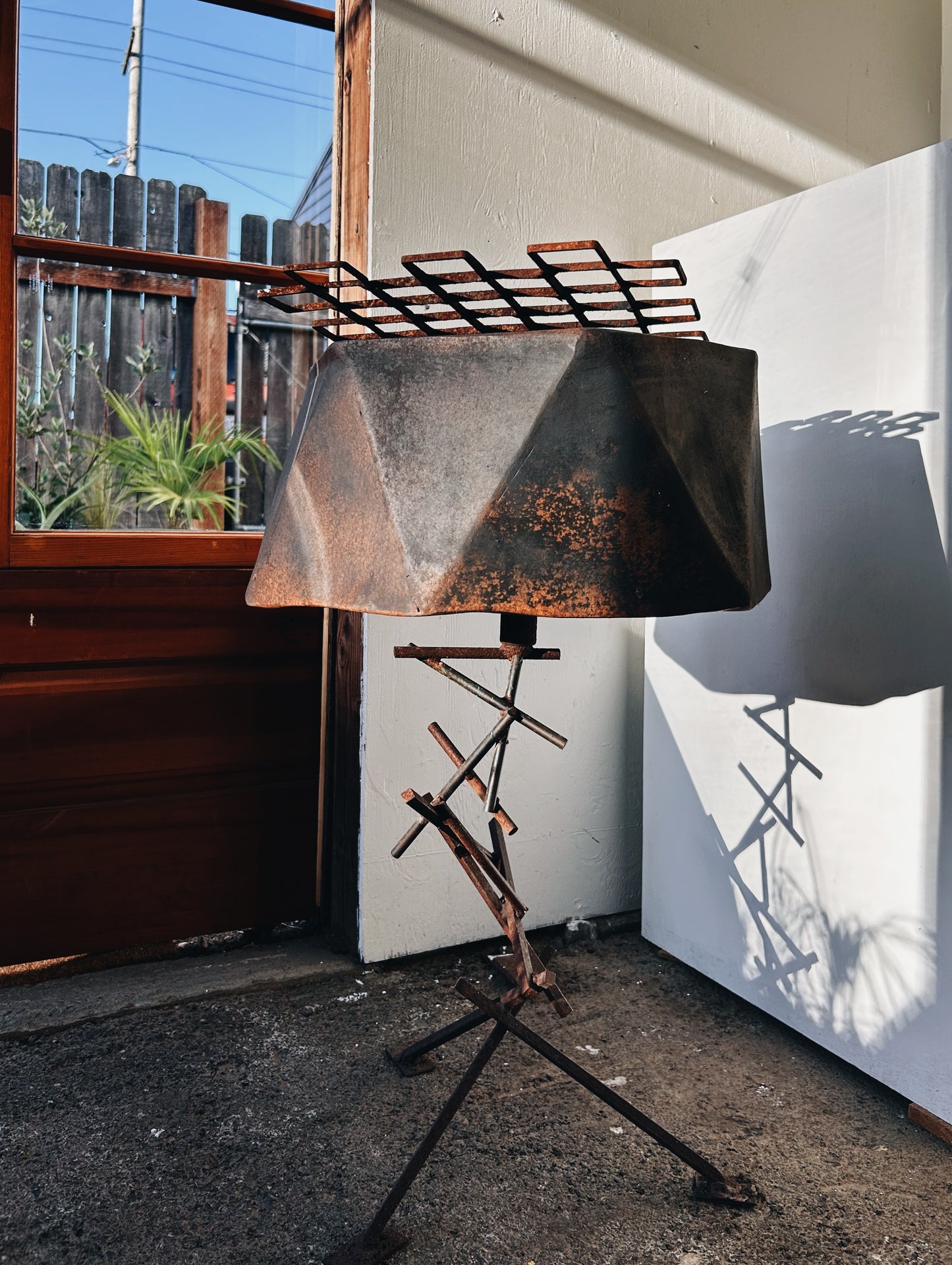 One of a Kind Brutalist Grill