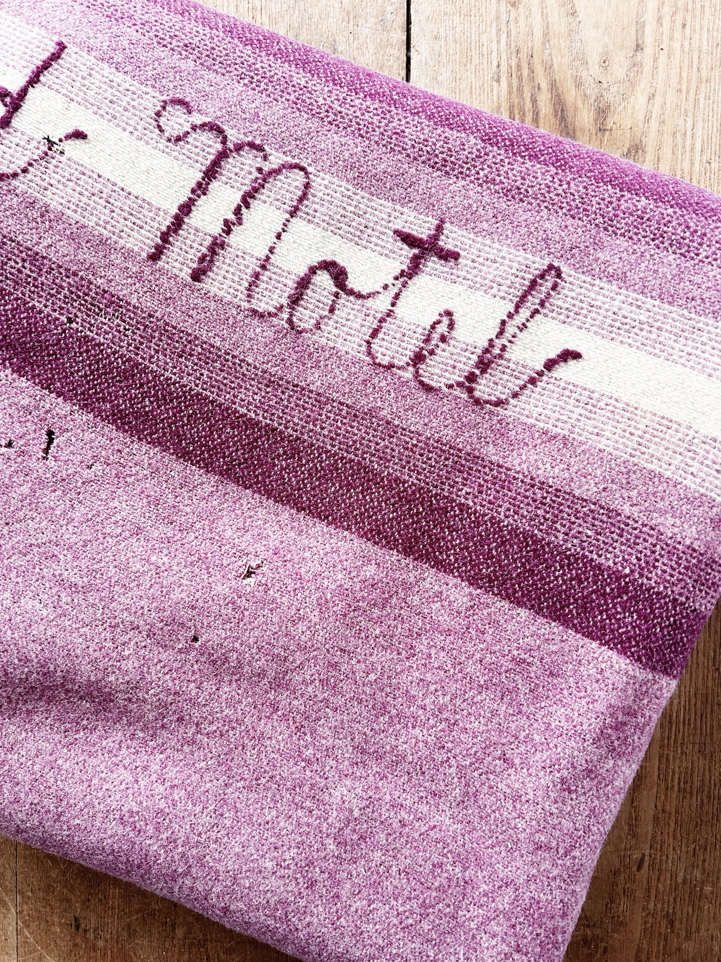 Vintage Jack Frost Wool Blanket