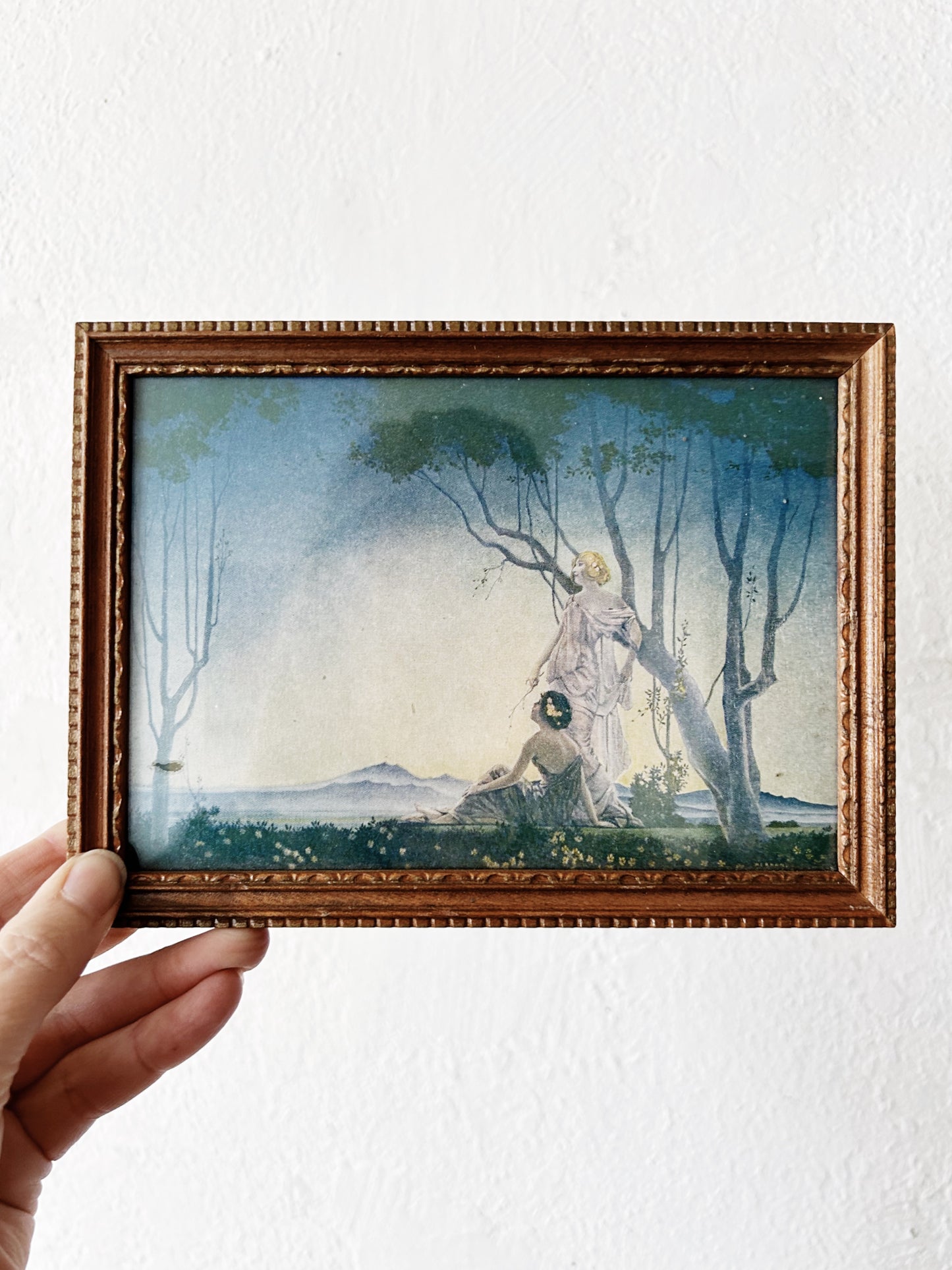 Vintage Framed Maxfield Parrish