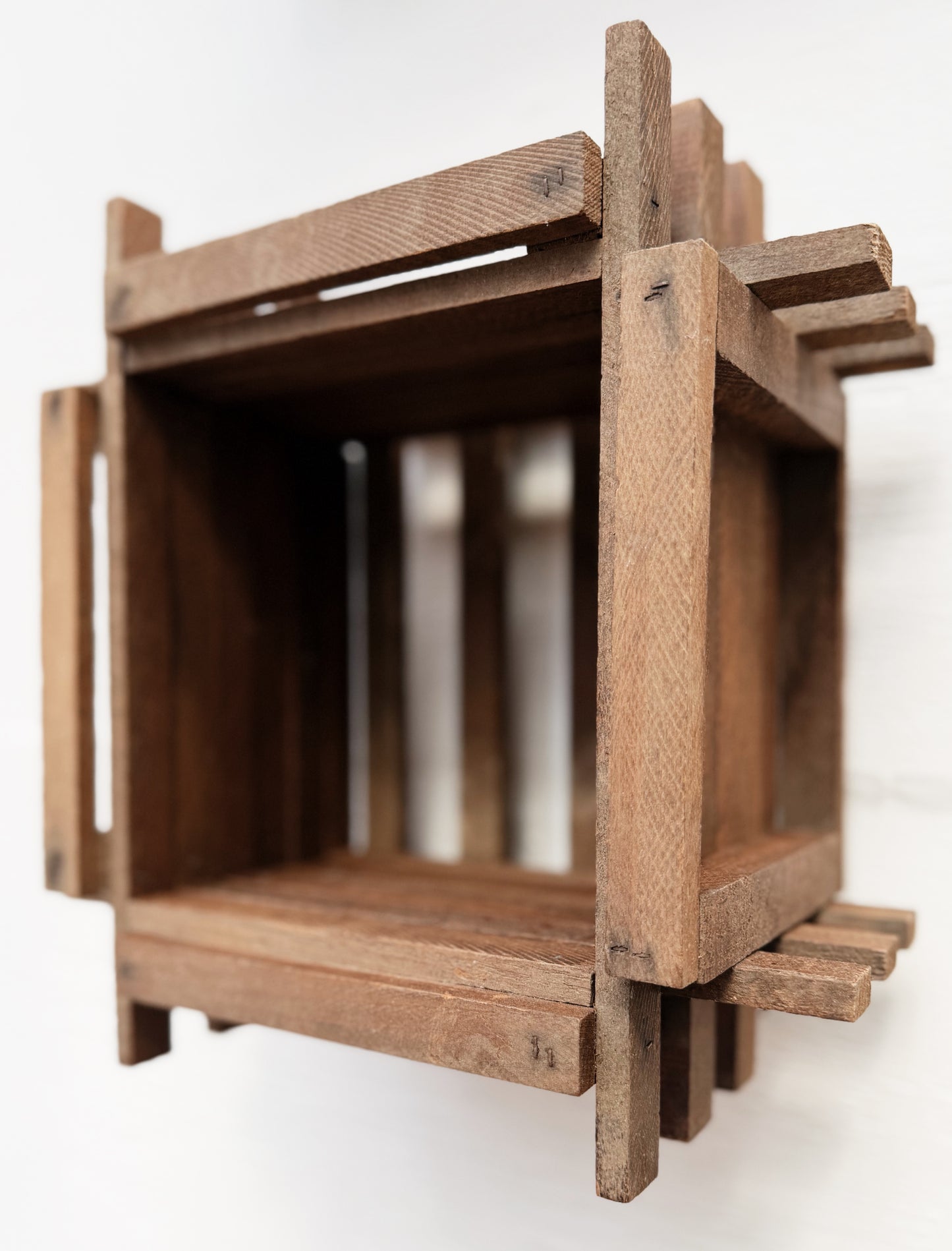 Cedar Tramp Art Box Shelf