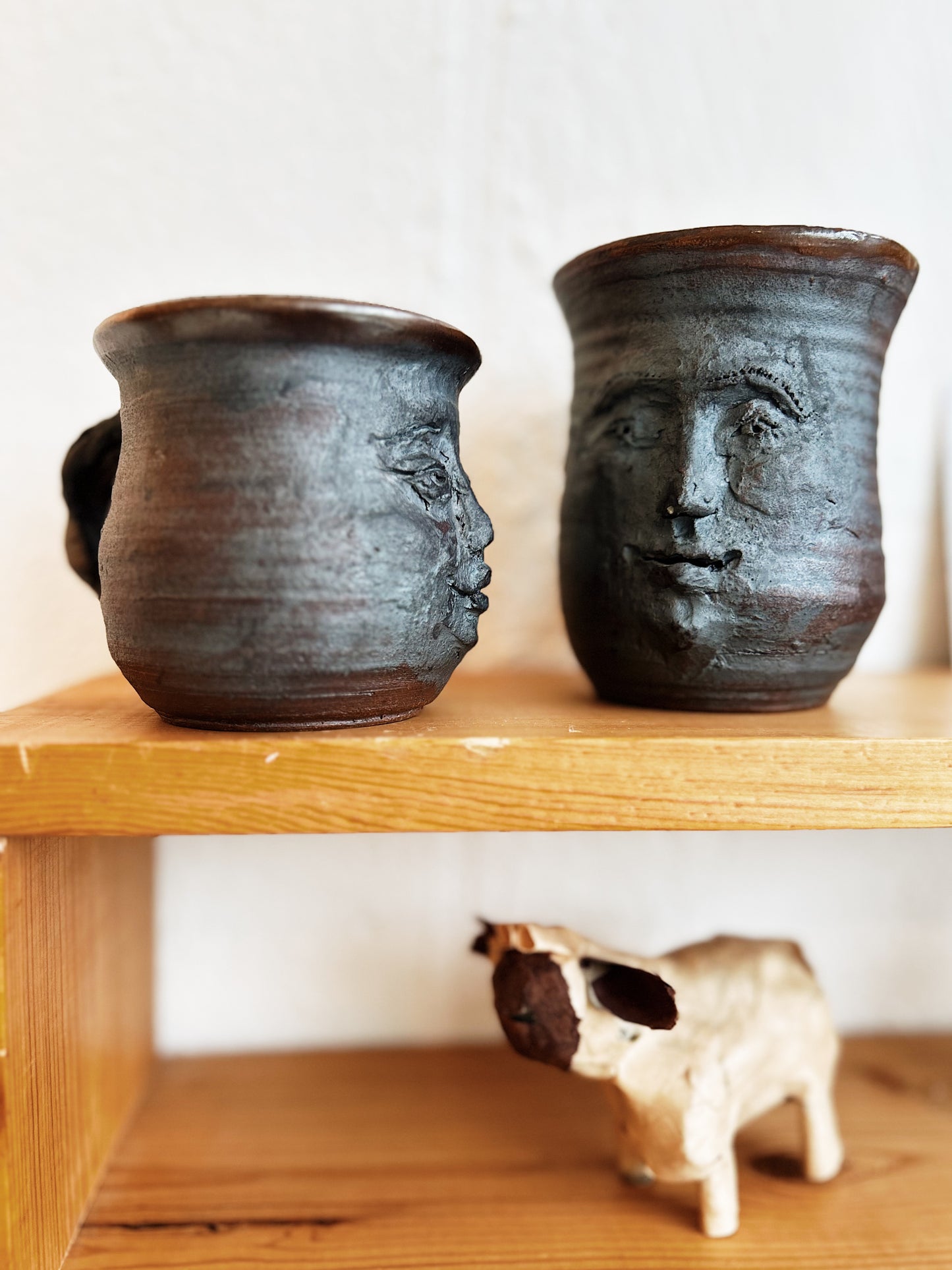 Vintage Bohn Face Mugs