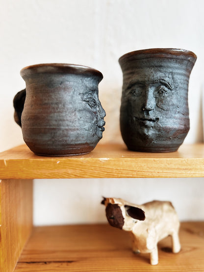 Vintage Bohn Face Mugs