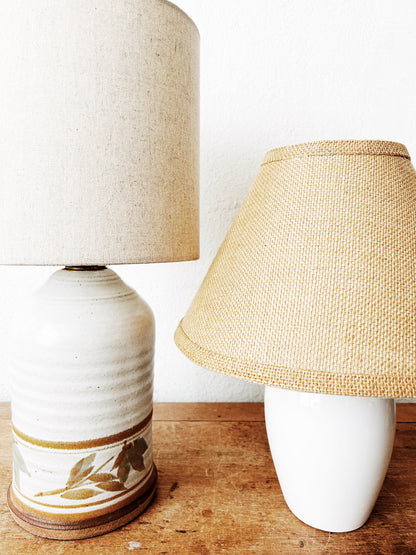 Vintage Ceramic Lamp with Shade