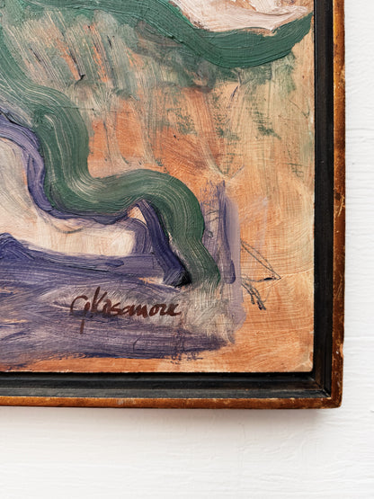 Vintage Abstract Expressionist Painting