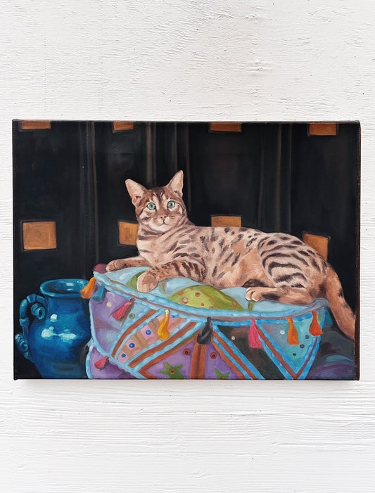 Vintage Folk Art Painting