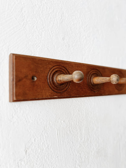 Antique Bullseye Coat Rack