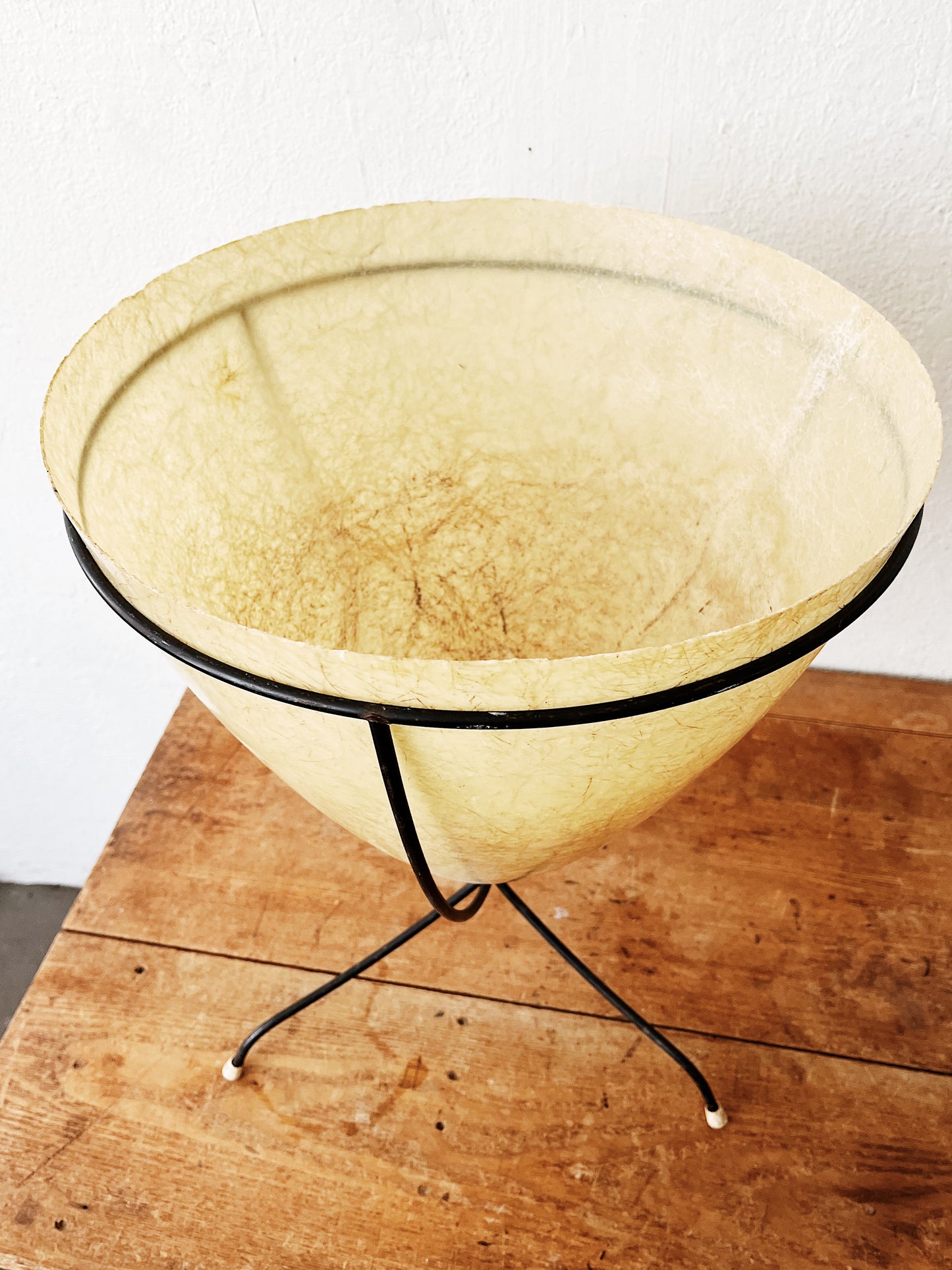 Mid Century Fiberglass Bullet Planter
