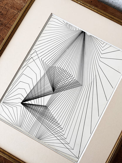 Original Pen and Ink Optic Drawing