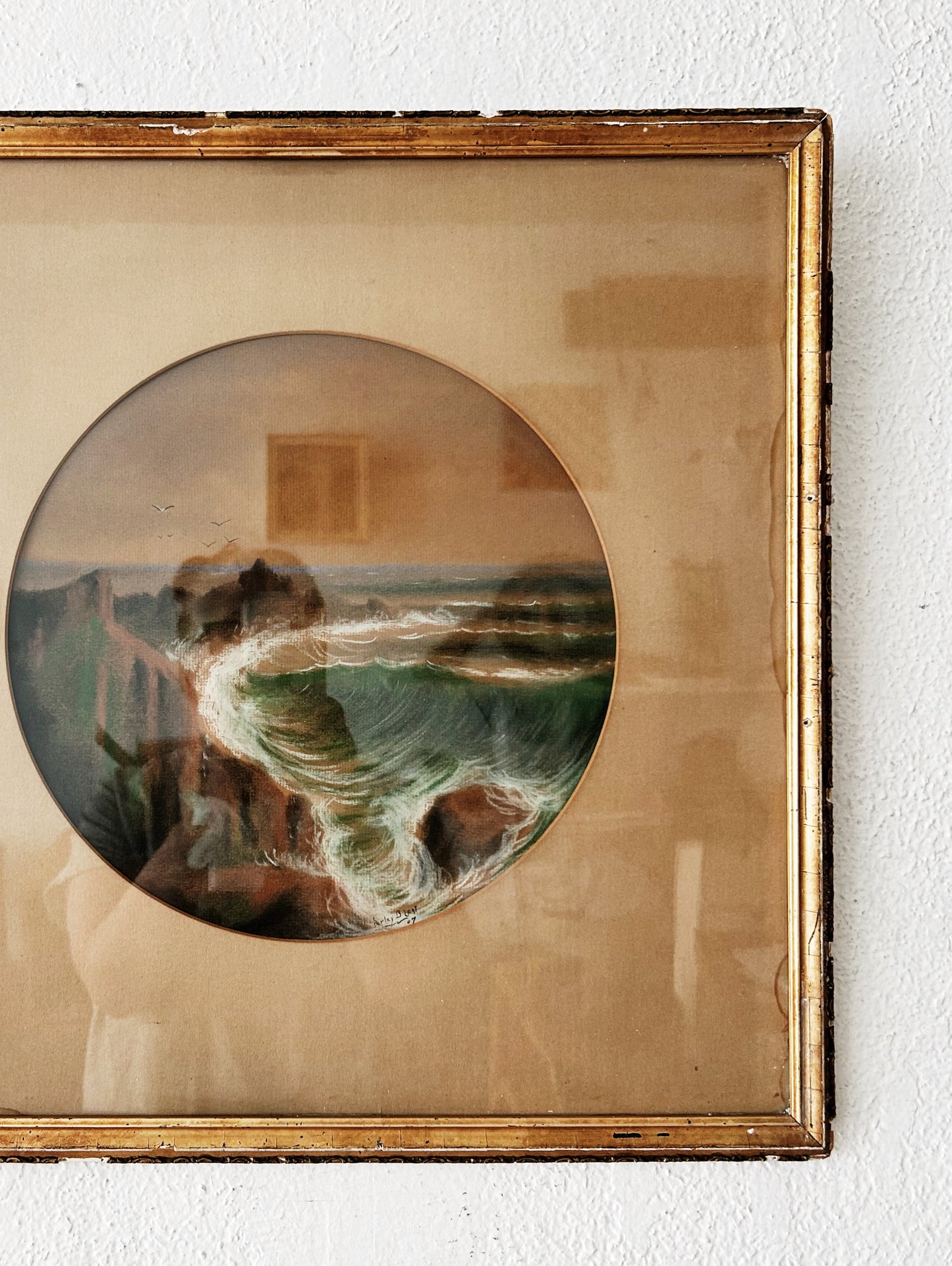 1907 Seascape Painting