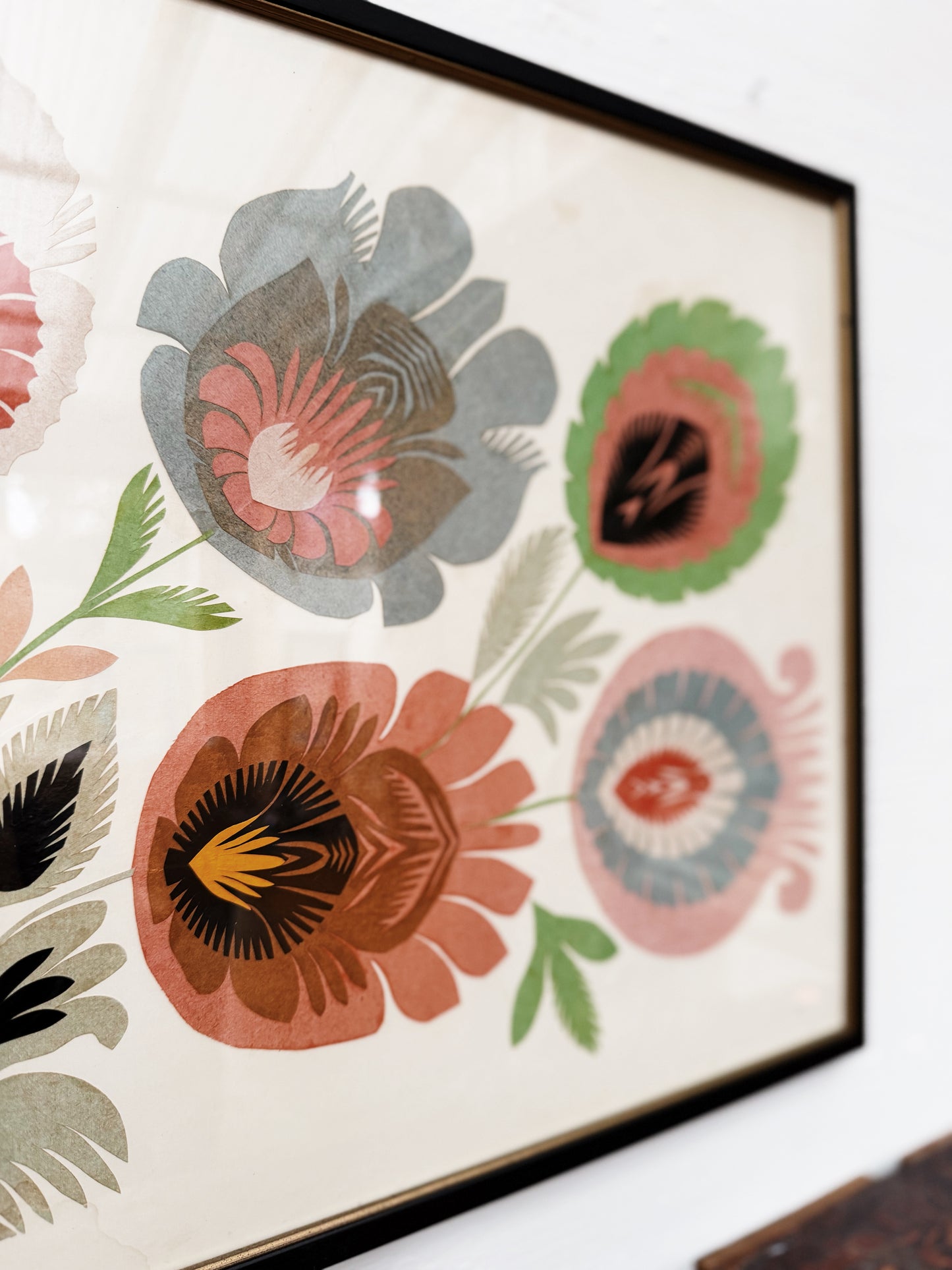 Handmade Vintage Paper Cut Art