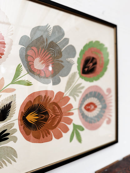 Handmade Vintage Paper Cut Art