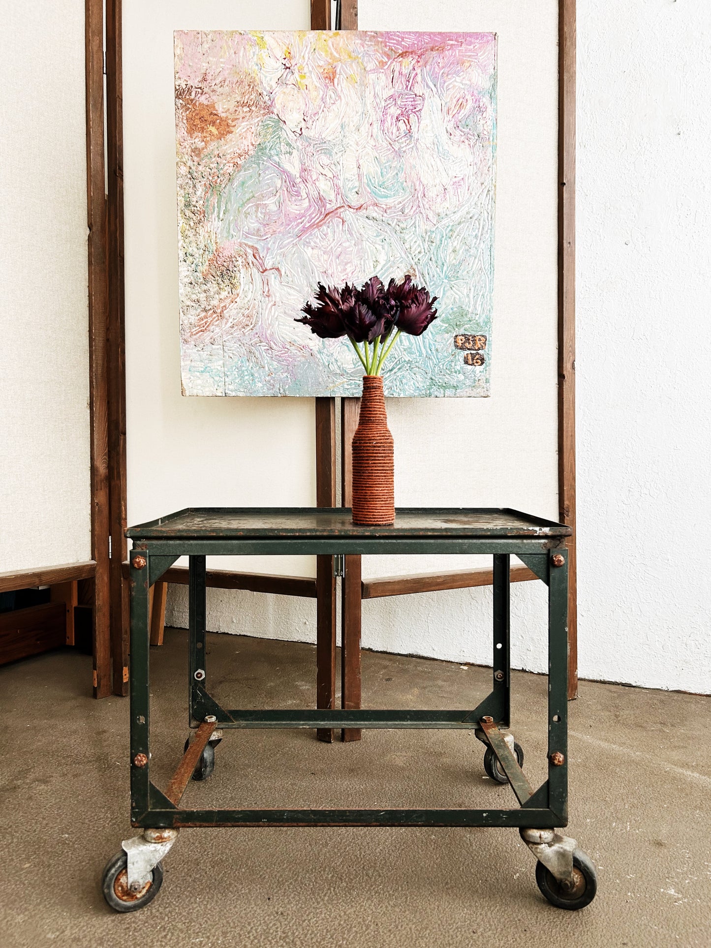 Vintage Industrial Cart