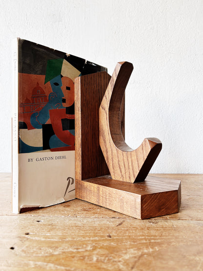 Large Handmade Oak Bookends