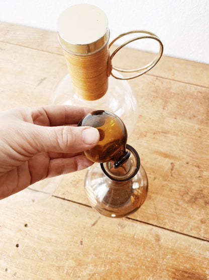 Mid Century Blown Glass Decanter