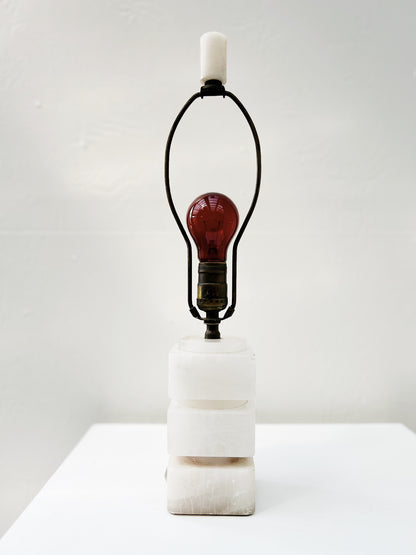 Deco Era Marble Cube Lamp