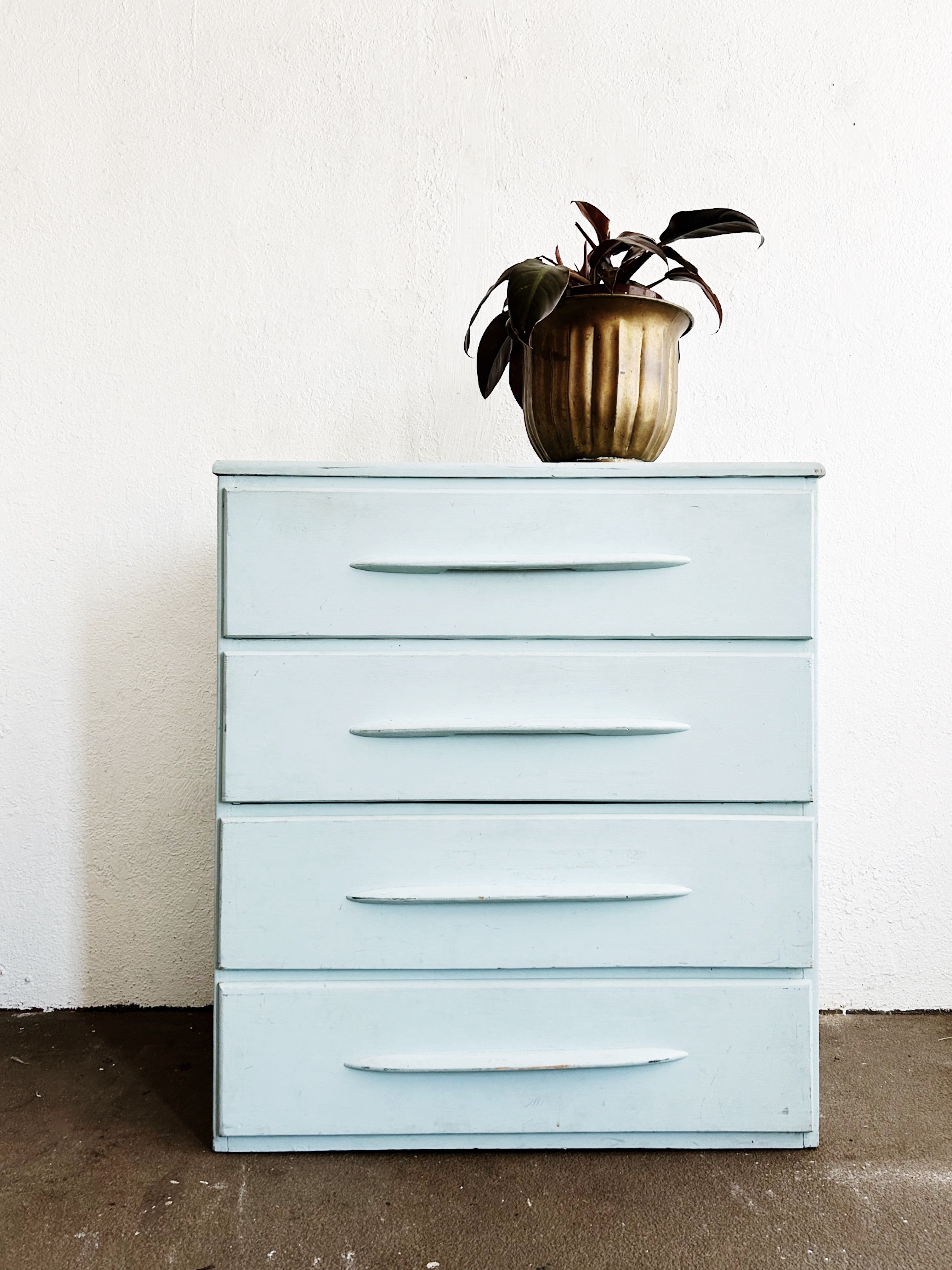 Mid Century Painted Wood Dresser