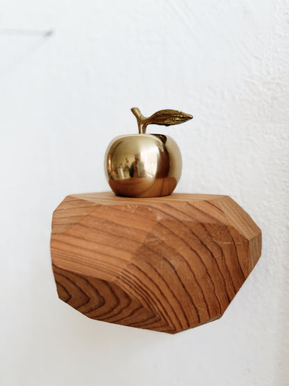 Handmade Faceted Cedar Shelf