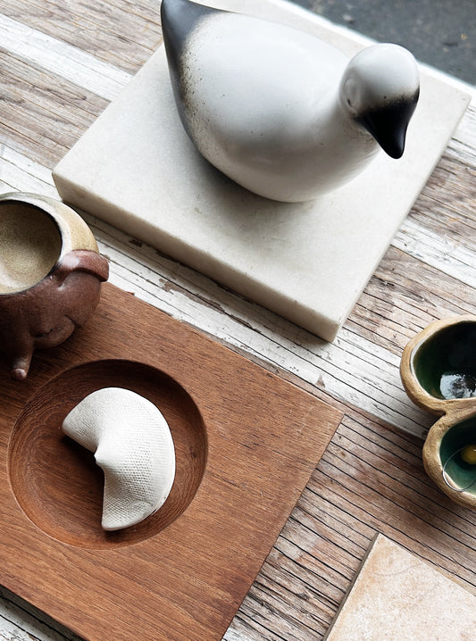Handmade Ceramic Fortune Cookie