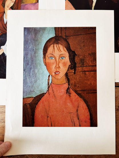 Vintage Abram’s Art Large Modigliani Folio