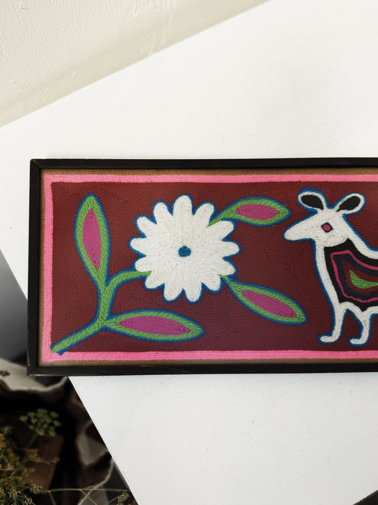 Vintage Huichol Folk Art