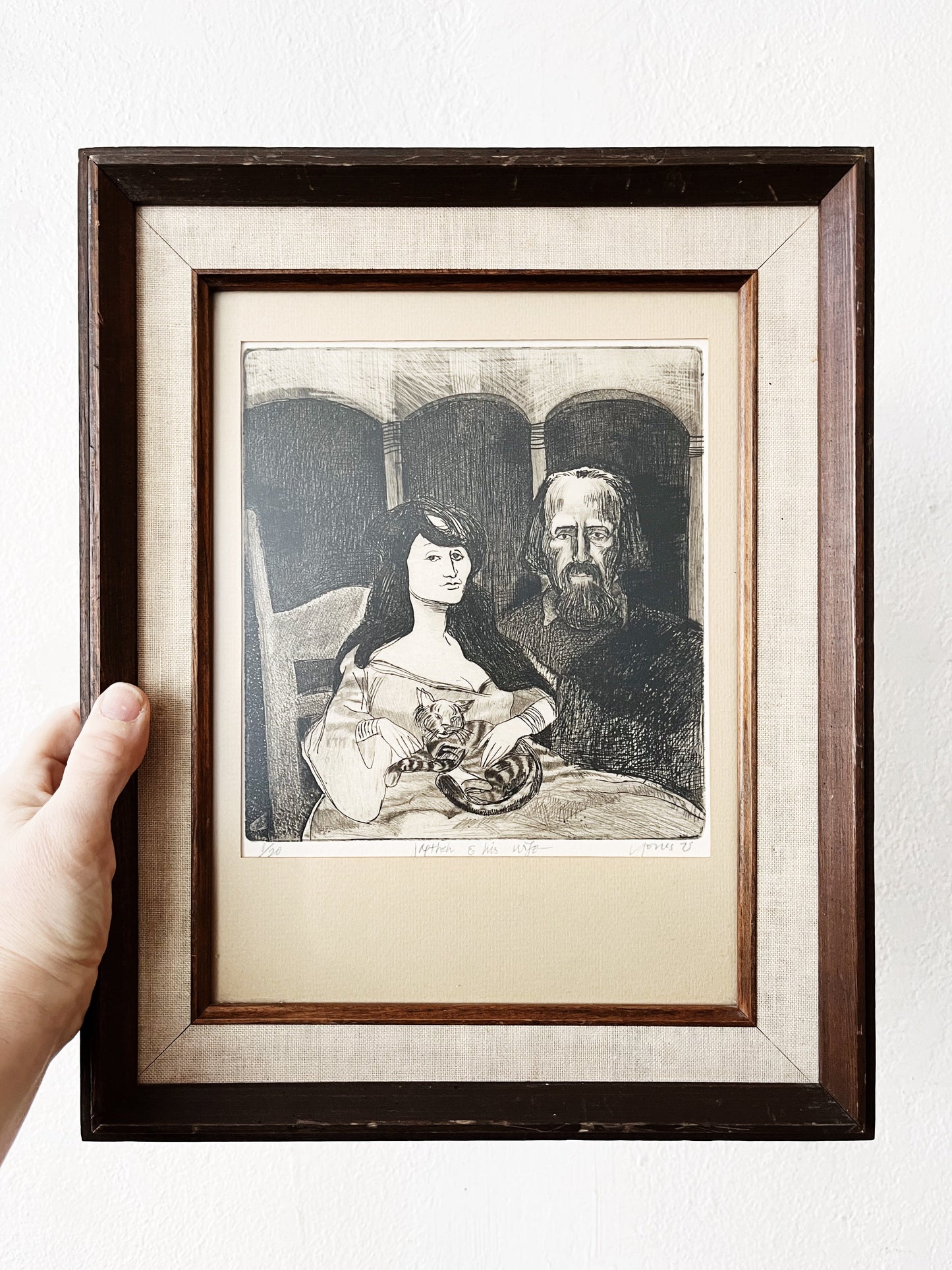 Original Vintage Etching