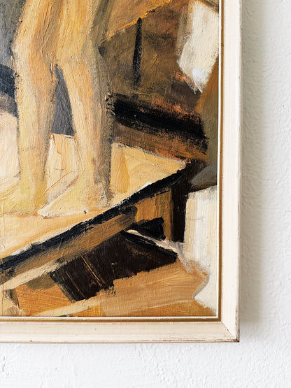 Vintage Figural Study Painting