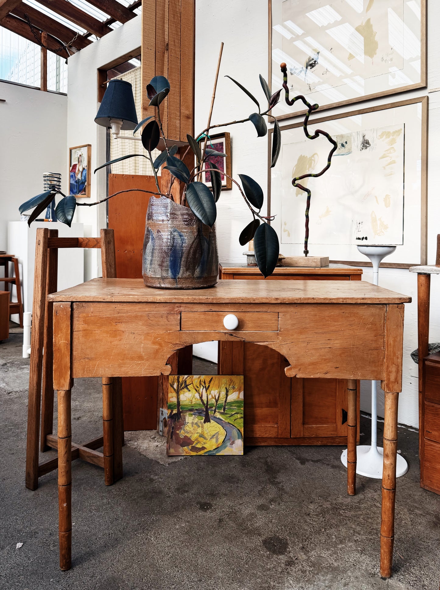 Antique Dutch Pine Table