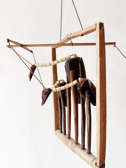 Vintage Wooden Mobile