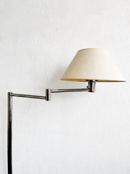 Walter Van Nessen Chrome Floor Lamp