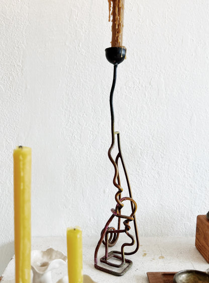 Vintage Handwrought Candlestick