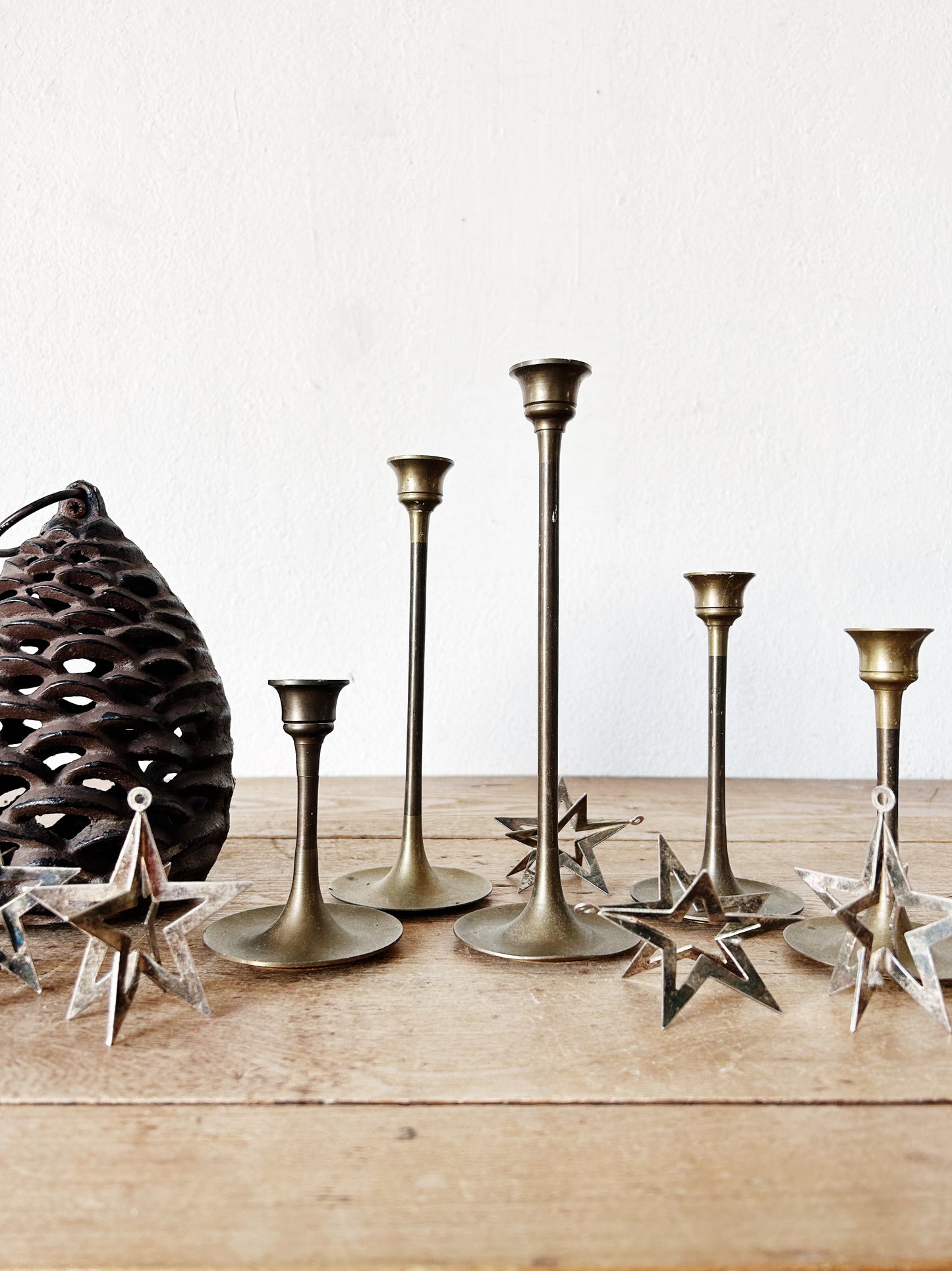 Cast Iron Pinecone Luminary