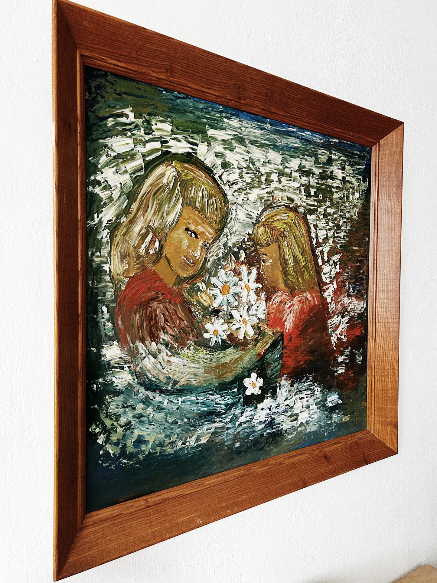 Large Scale Vintage Original Oil Painting