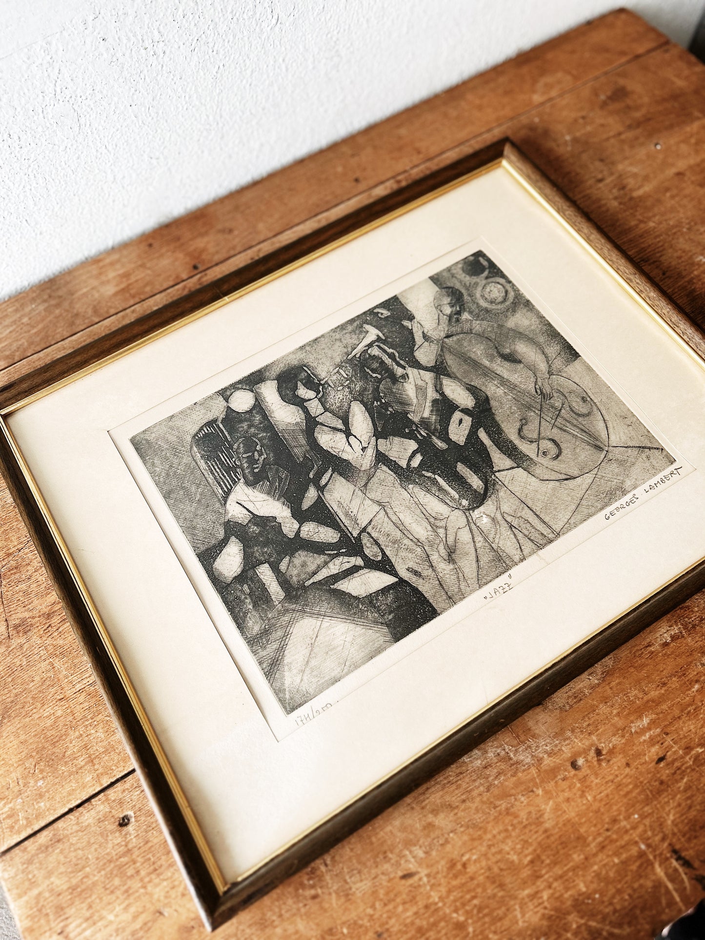 Signed Mid Century Georges Lambert Etching