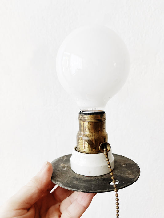 Antique Industrial Lamp Fixture