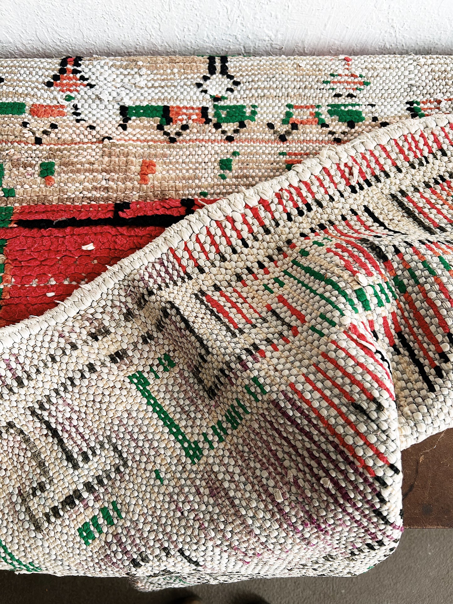 Vintage Boujaad Moroccan Wool Rug