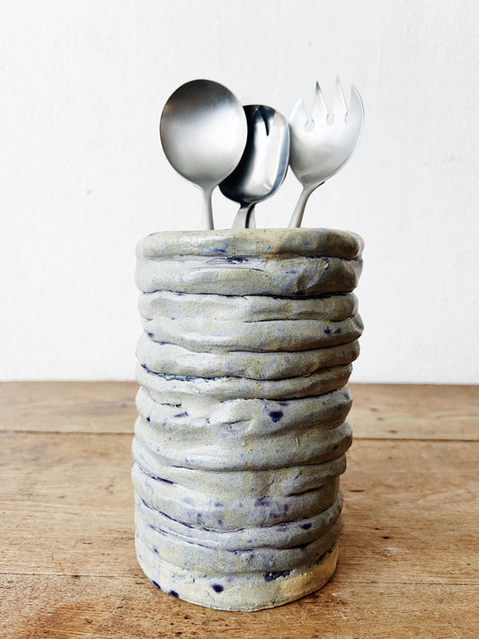 Studio Pottery Coil Vessel