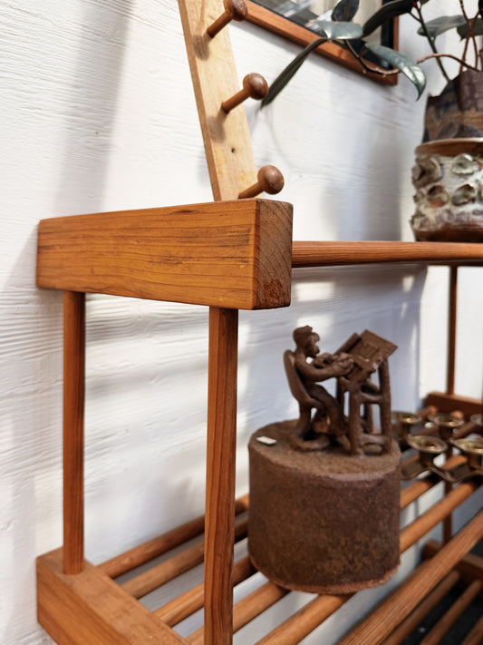 Vintage Dowel Shelf