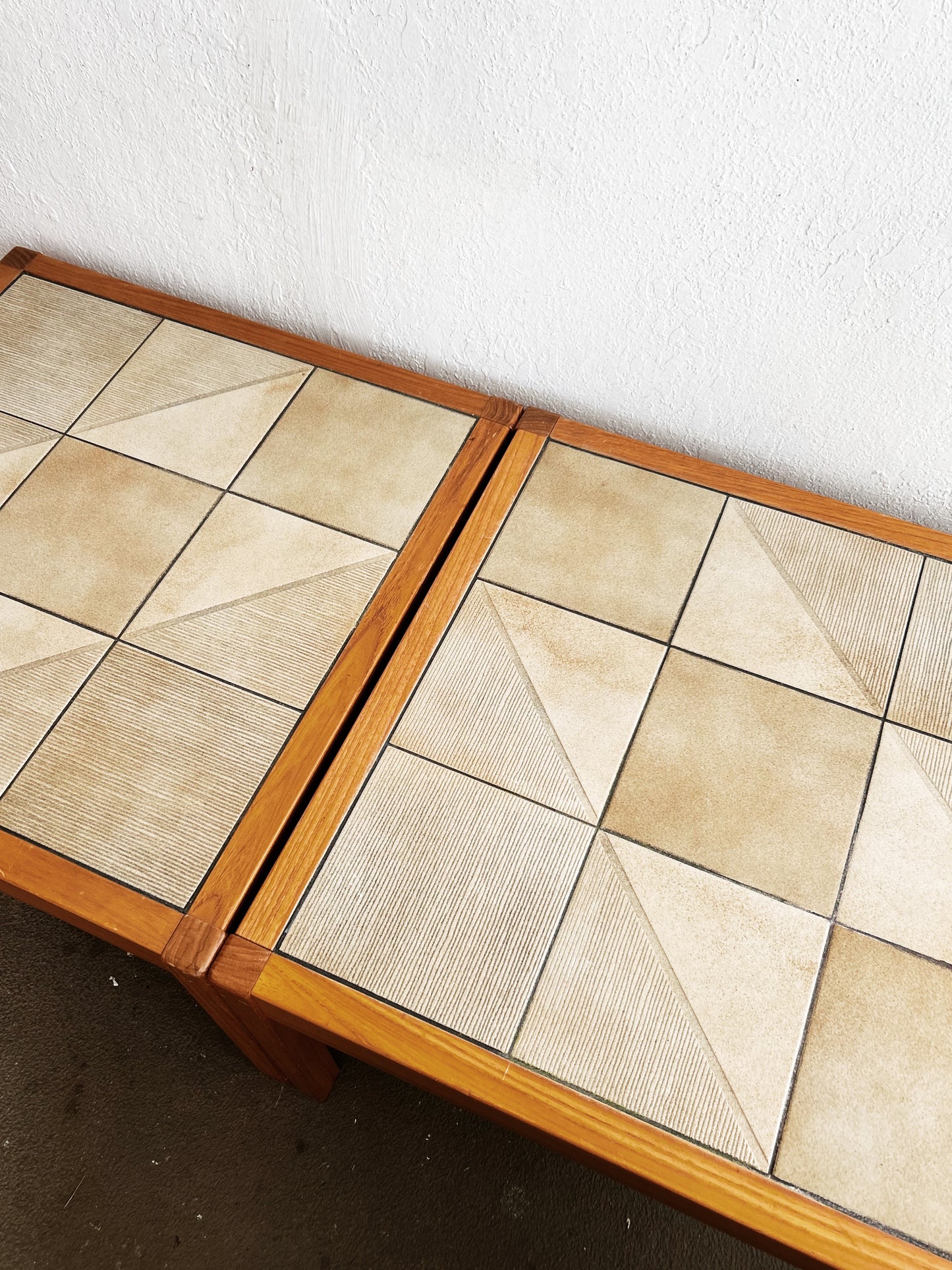 Gangso Møbler Danish Teak and Ceramic Inlay Table