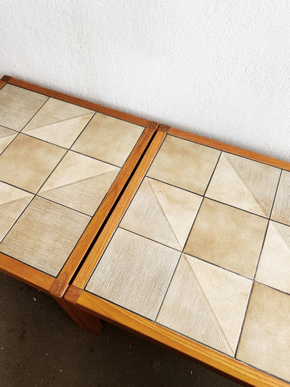 Gangso Møbler Danish Teak and Ceramic Inlay Table