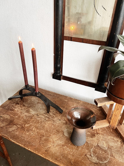 Antique Tole Painted Mirror