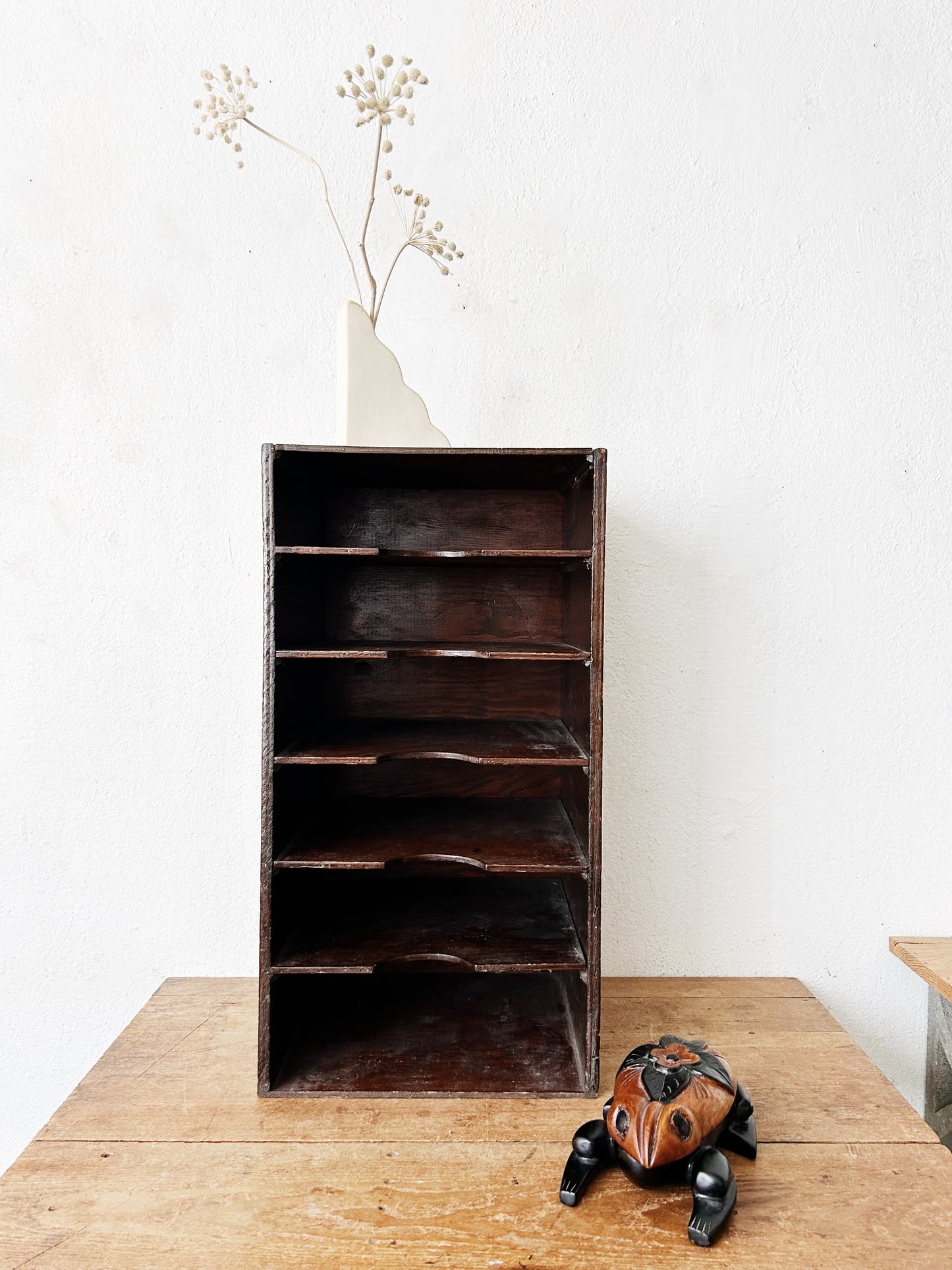 Vintage Large Wood Flat File