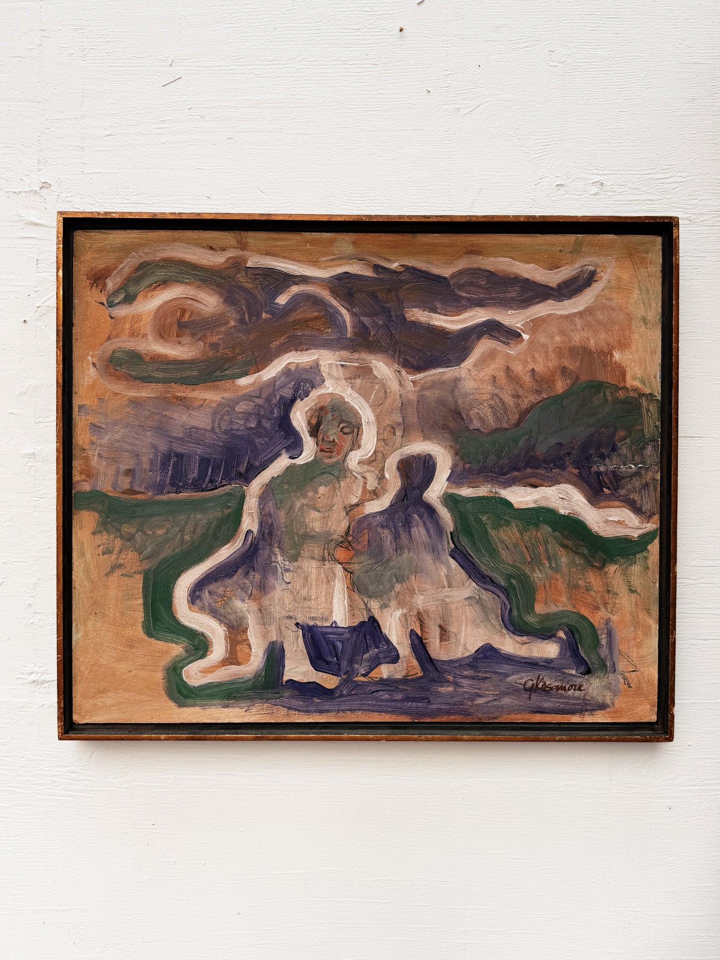 Vintage Abstract Expressionist Painting