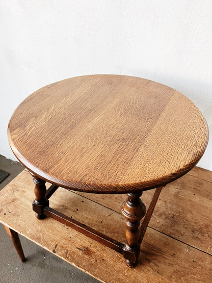 Antique English Oak Side Table