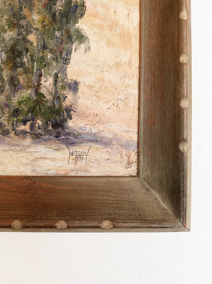 Mid Century Woodsen 'Woody' Tallman Landscape Painting