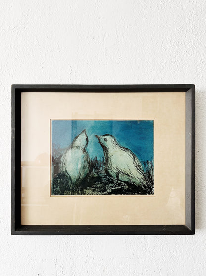 Mid Century Original Signed Painting