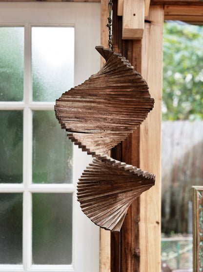 Vintage Spinning Wood Whirligig