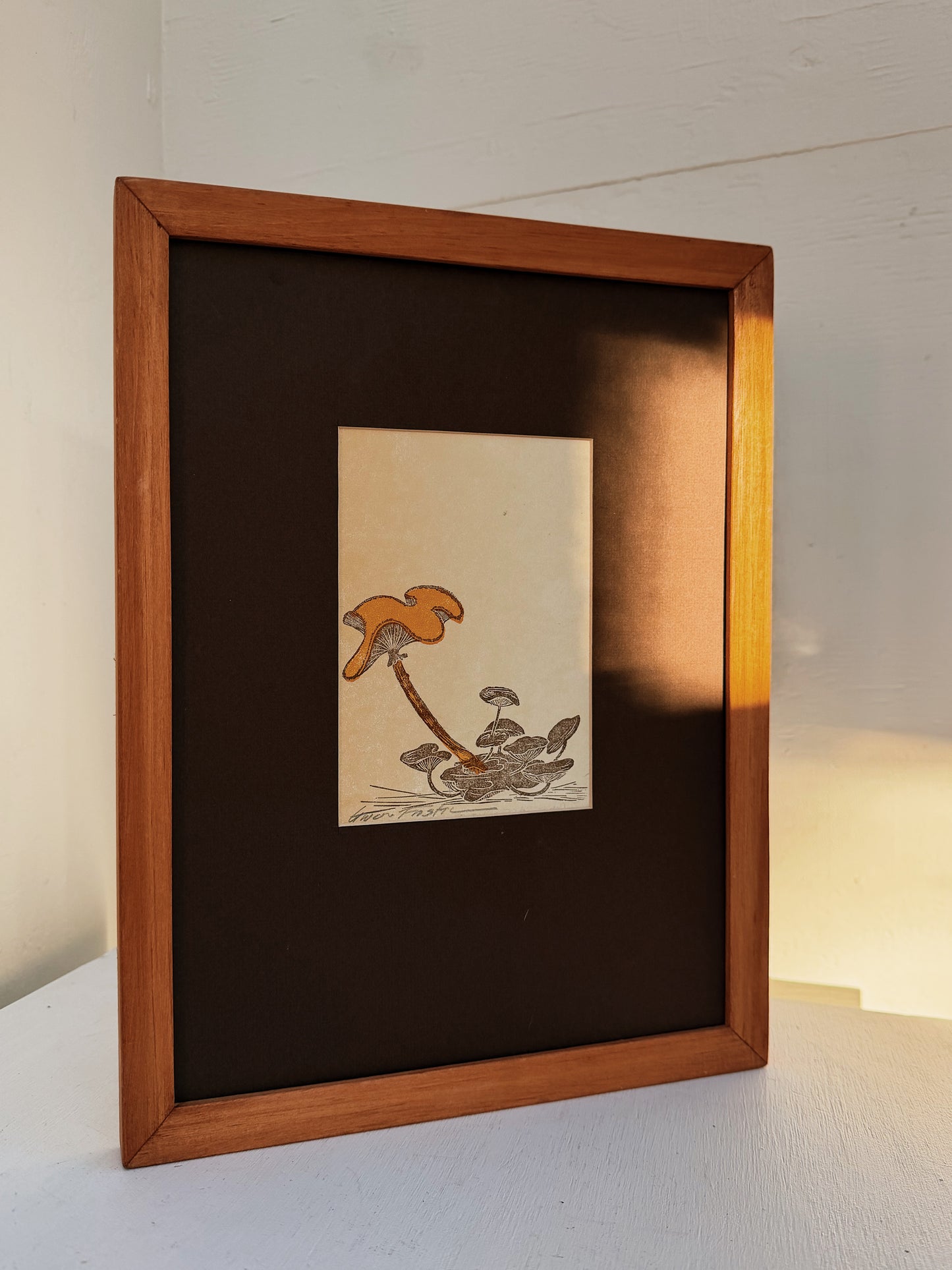 Original Gwen Frostic Linocut