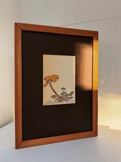 Original Gwen Frostic Linocut