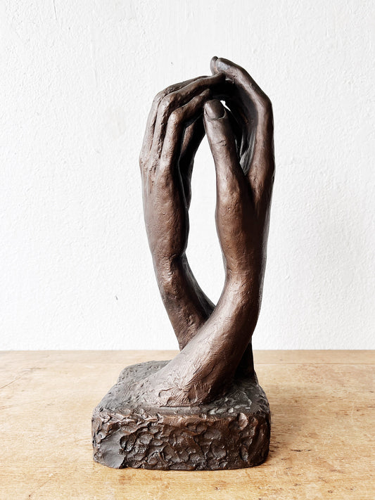 Vintage Hands Sculpture