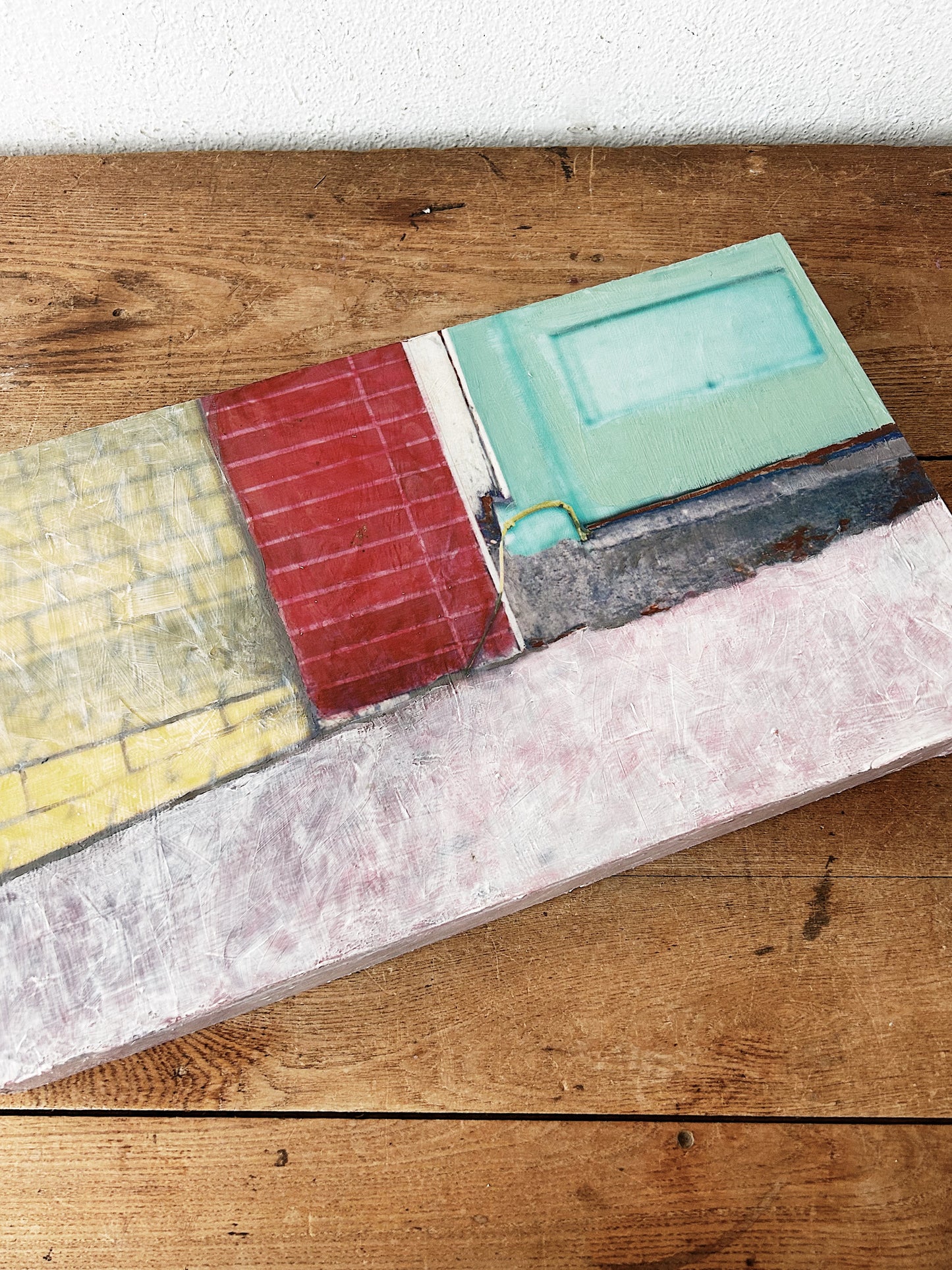 Original Encaustic Painting ‘San Francisco Doorway’